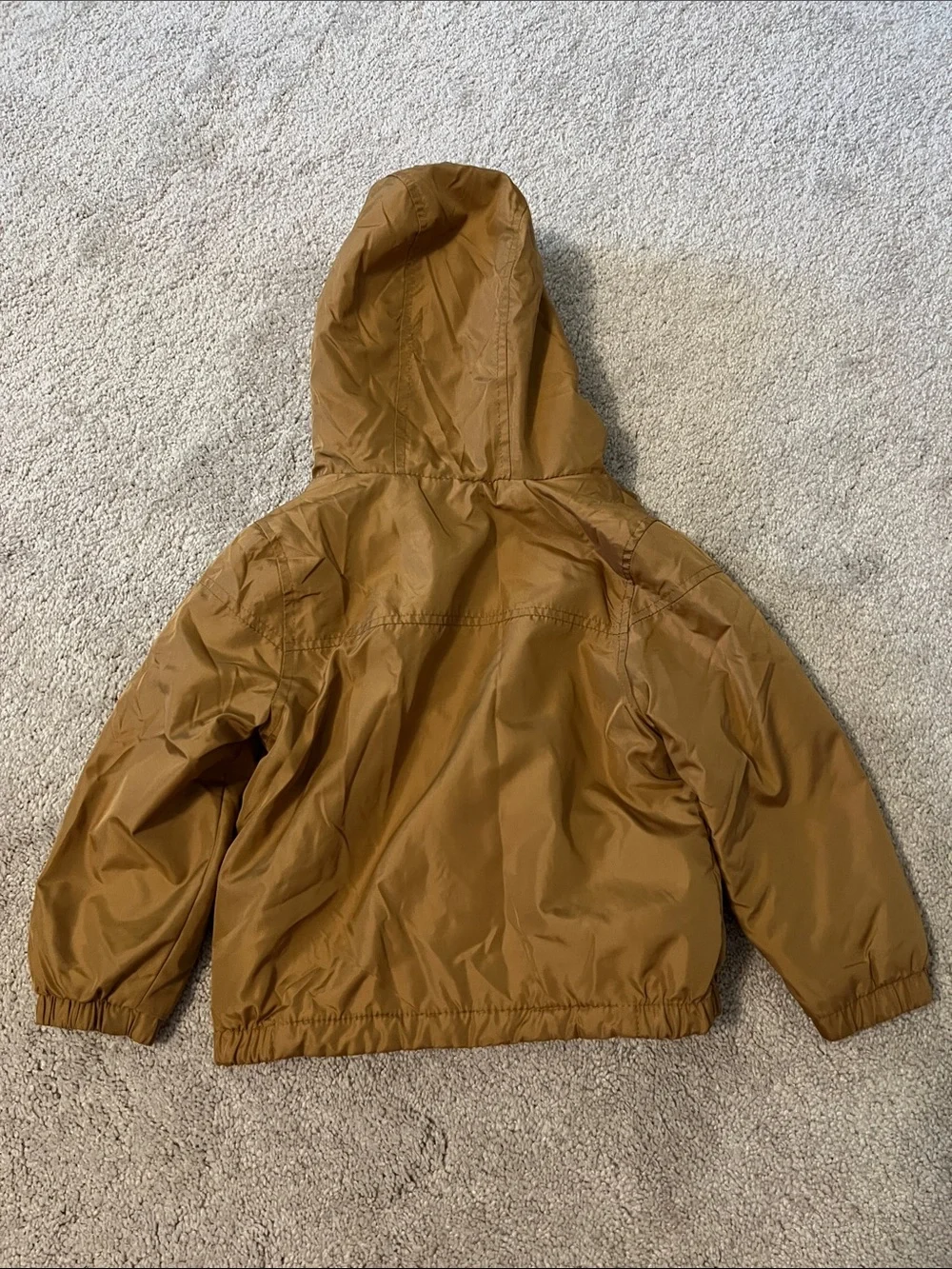 Carter's Hooded Jacket in Warm Brown with Sherpa Lining